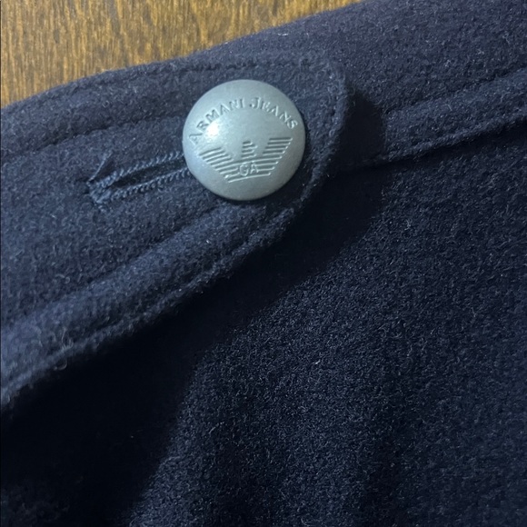 Armani Jeans Dark Blue Utility Jacket with Metallic Accents - Picture 5 of 14